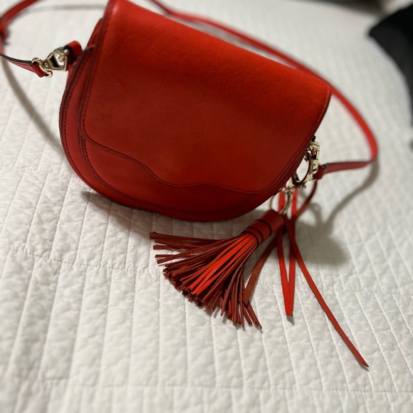 authentic used Rebecca minkoff small bag, in excellent condition orange color - Picture 3 of 8